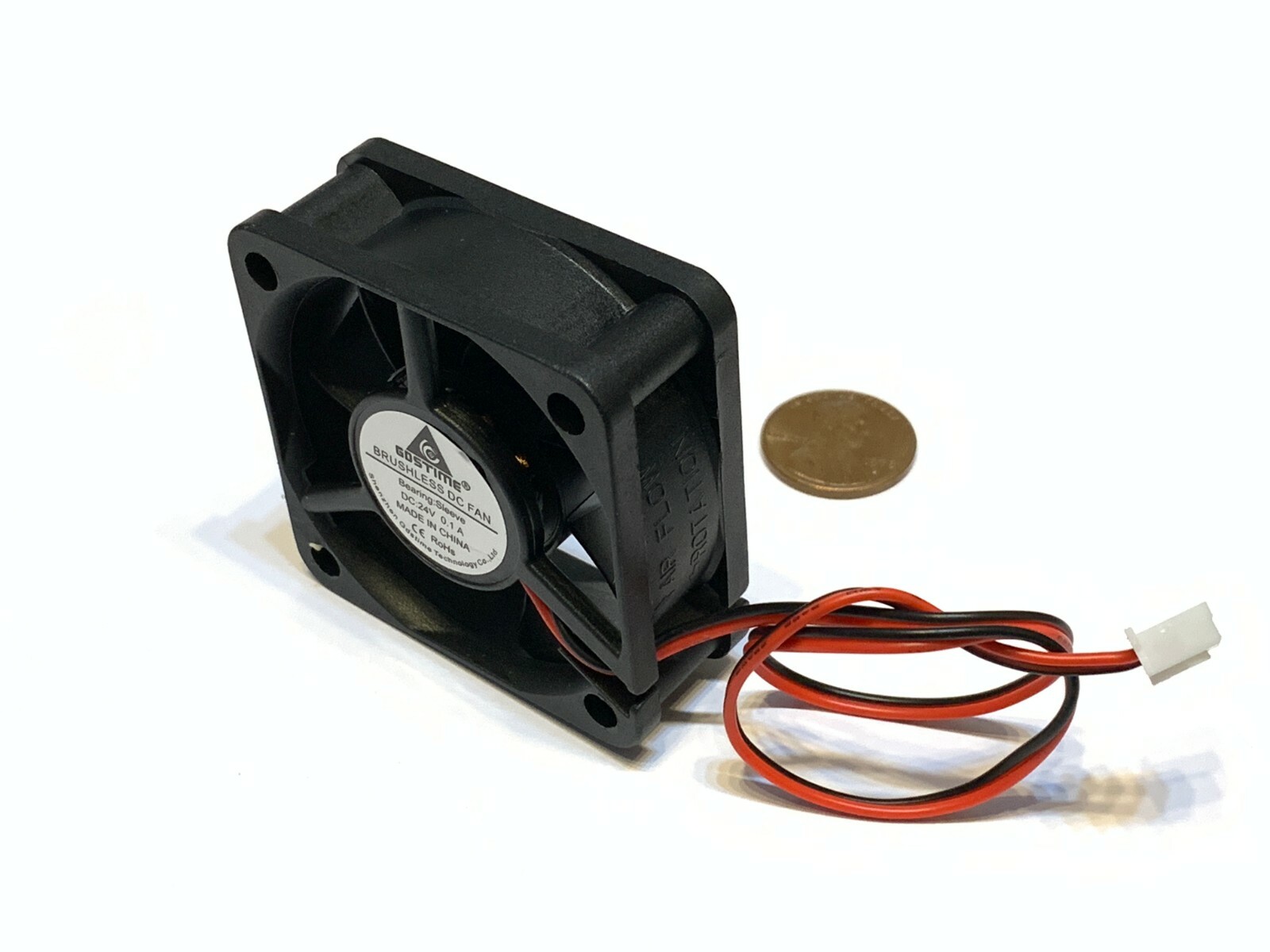 4 Pieces Fan 24v 5020 5cm 50mm cooling brushless case 2pin 20mm pc GDSTIME A38