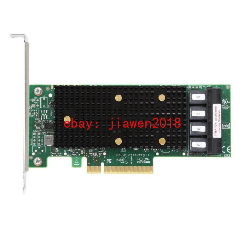 LSI SAS3416 9400-16i Tri-Mode SAS/SATA/NVME PCIe3.1 x8 HBA IT mode ZFS Unraid US