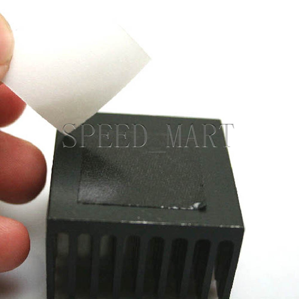 20pcs 20x20mm Double Side Square Thermal Adhesive Tape Pads for Heat Sink