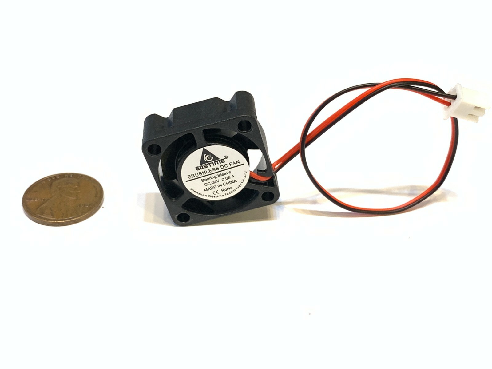 4 Pieces GDSTIME hotend fan 24v extruder 25mm 25x25x10 mm 3d printer 2510 B18