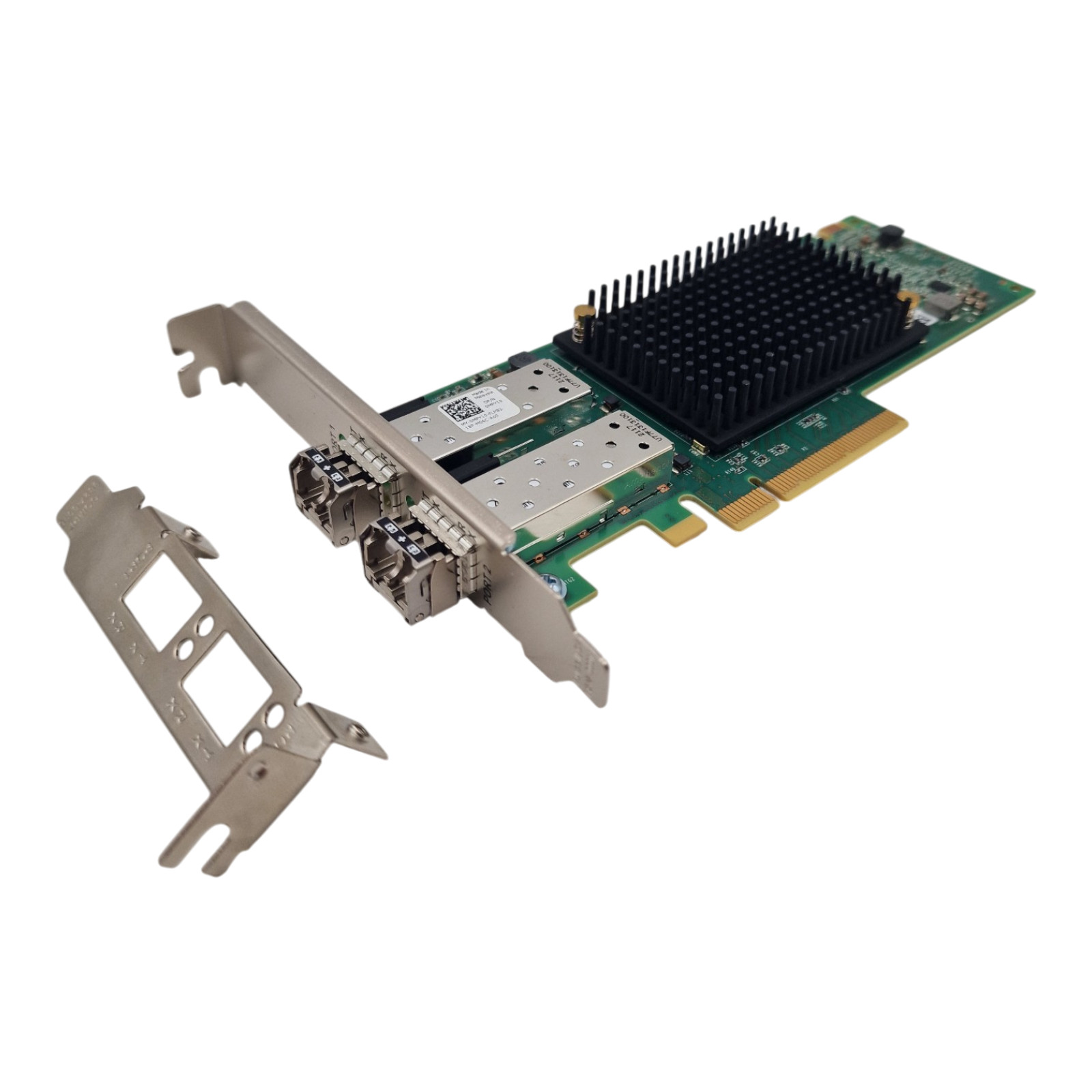 NEW Dell Emulex LPe35002 Dual Port 32Gb FC SFP+ HBA HH+FH MPY10 + 2x 32Gb SFP+