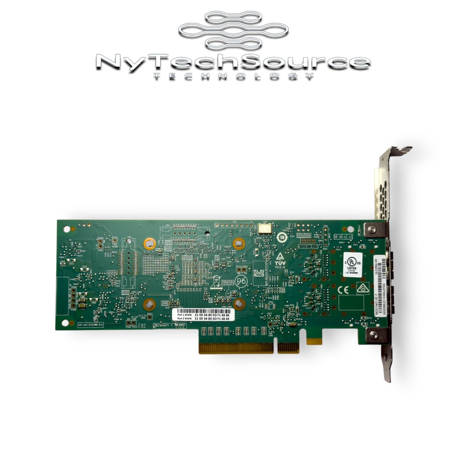 QLogic QLE2692-SR 2-Port 16Gb PCI-e 3.0 HBA FC Full Height