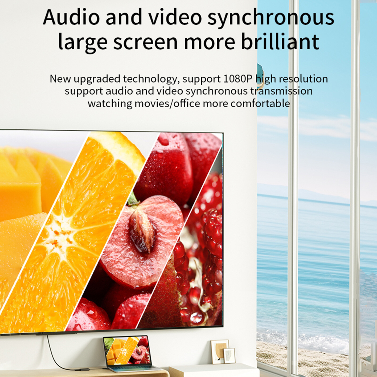 Type C/USB3.0 to Dual HDMI Adapter 1080P 60Hz Extend 2 Different Screen Hub