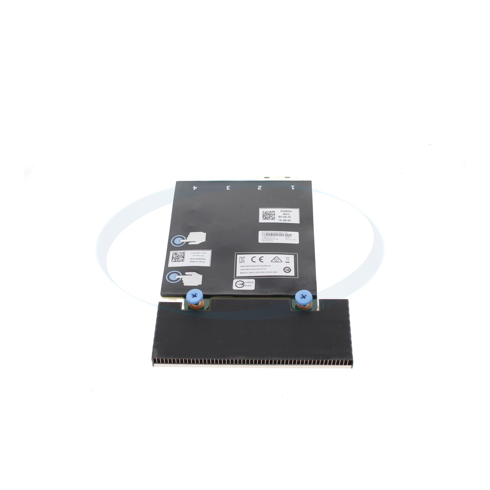 Dell NWMNX Broadcom 57412 2x1GB RJ45 5720 Daughter Card