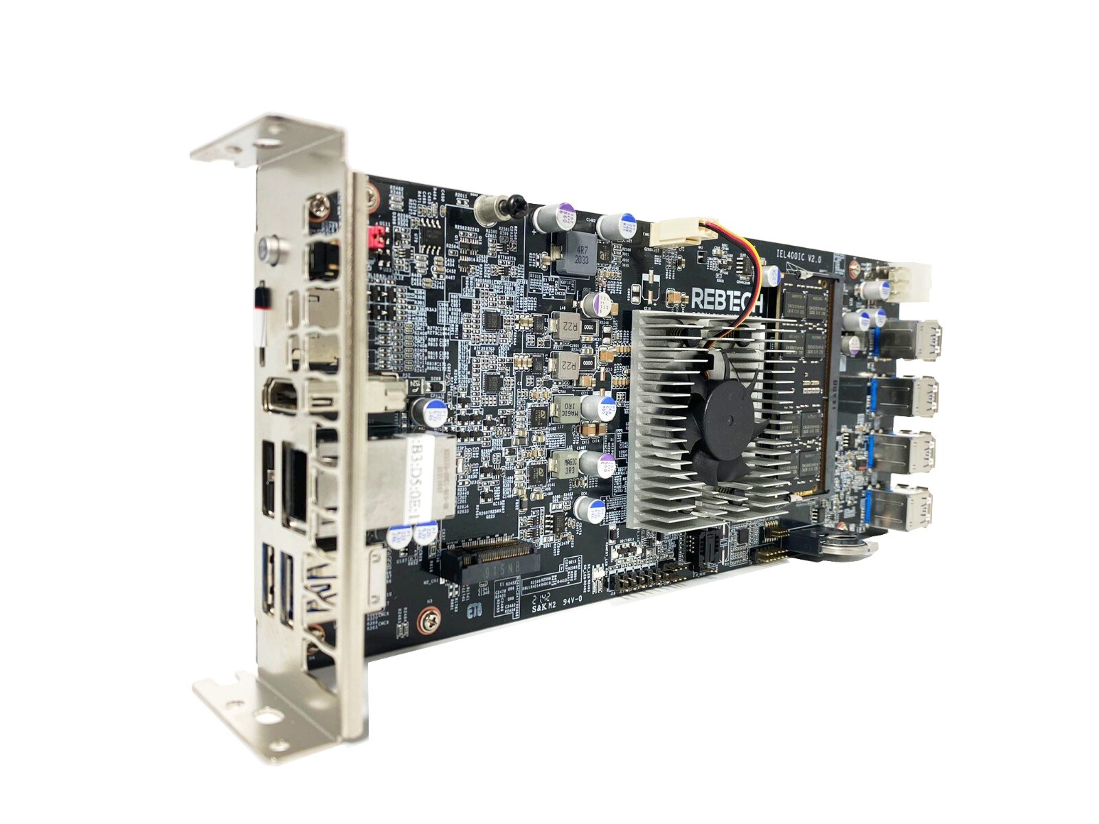 REBTECH VER 3.0 INTEL J6412 8 GPU AI + ML + Deep Learning Node
