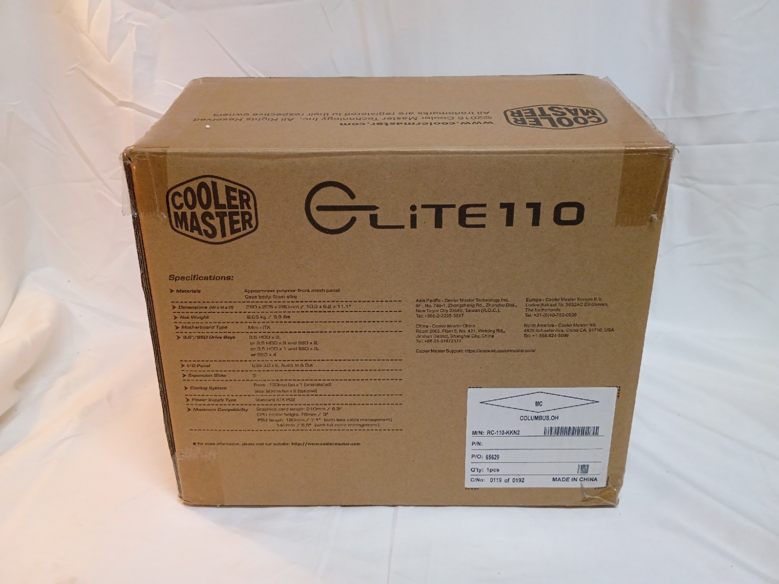 Cooler Master Elite 110 Mini-ITX PC Case