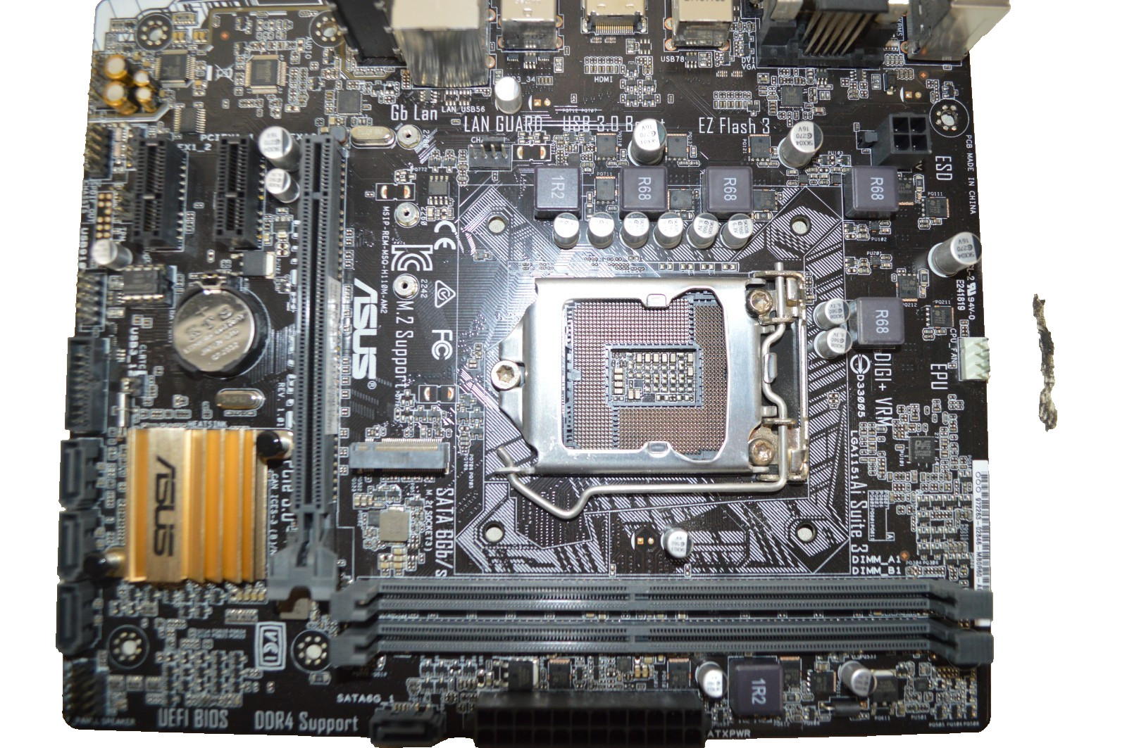 Asus H110M-A/M.2 Intel Socket LGA1151 DDR4 Micro ATX Motherboard w/IO Shield