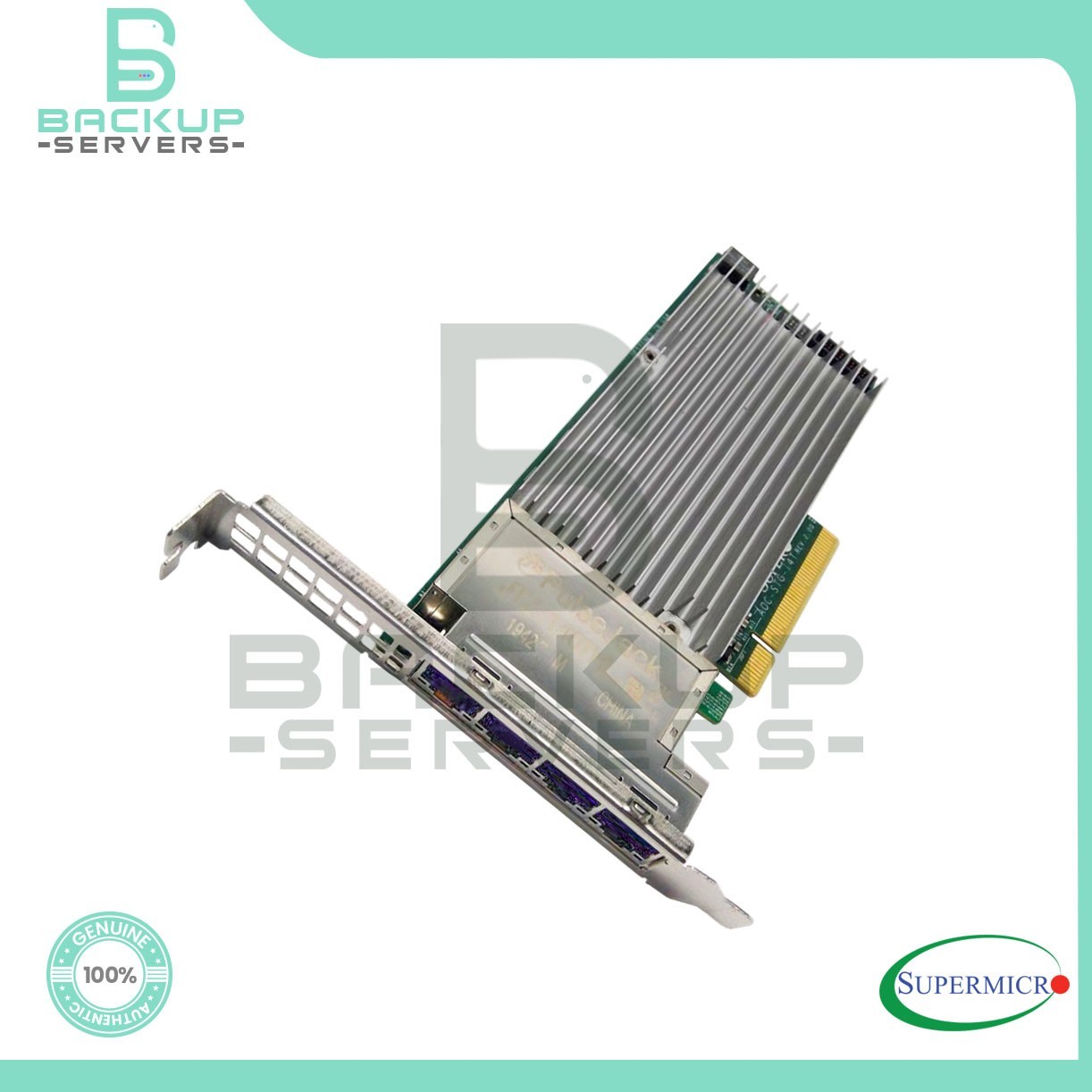 AOC-STG-i4T Supermicro Quad-Port 10Gbps PCI-Express 3.0 x8 RJ-45 Network Adapter