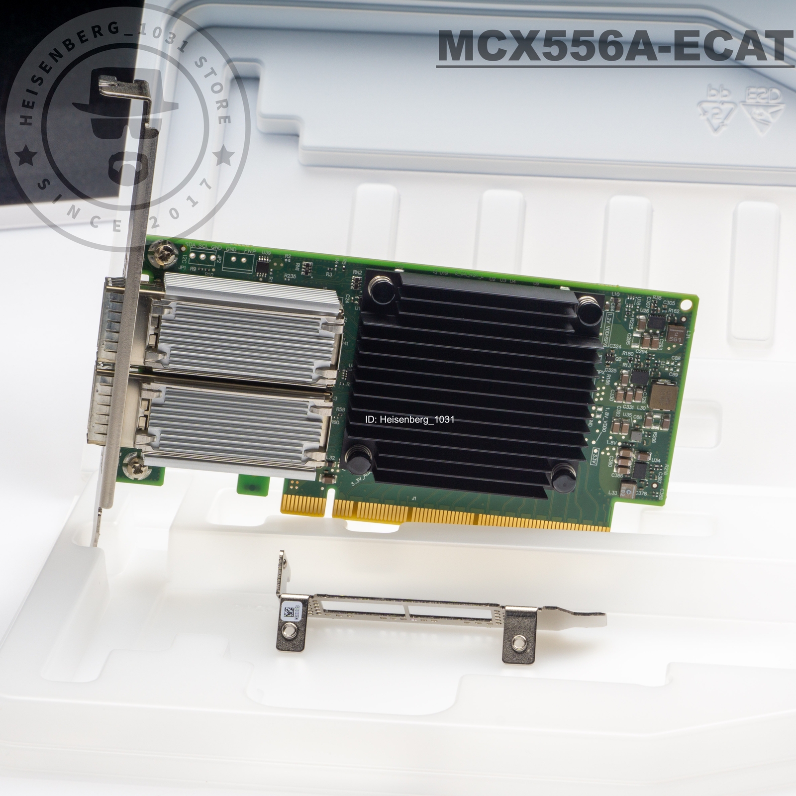 MCX556A-ECAT Mellanox ConnectX-5 VPI Adapter Card EDR IB 100GbE Dual-Port QSFP28