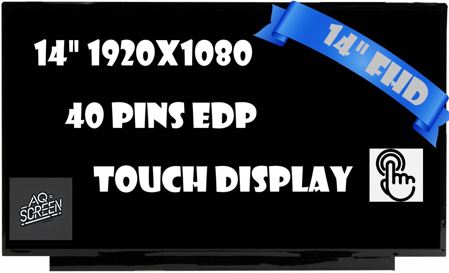 N140HCN-EA1 REV.C2 LCD LED Touch Screen 14″ FHD On-Cell Touch 40 pins Display