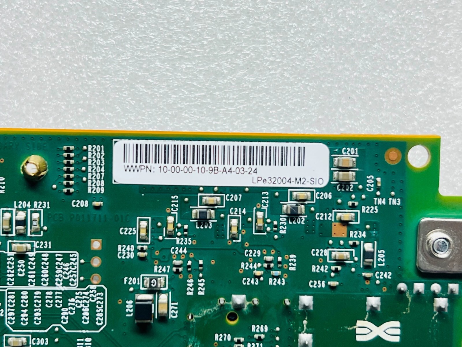 Emulex LPe32004-M2-SIO Quad Port 32GB Optical LC SFP+ FC Host Bus Adapter