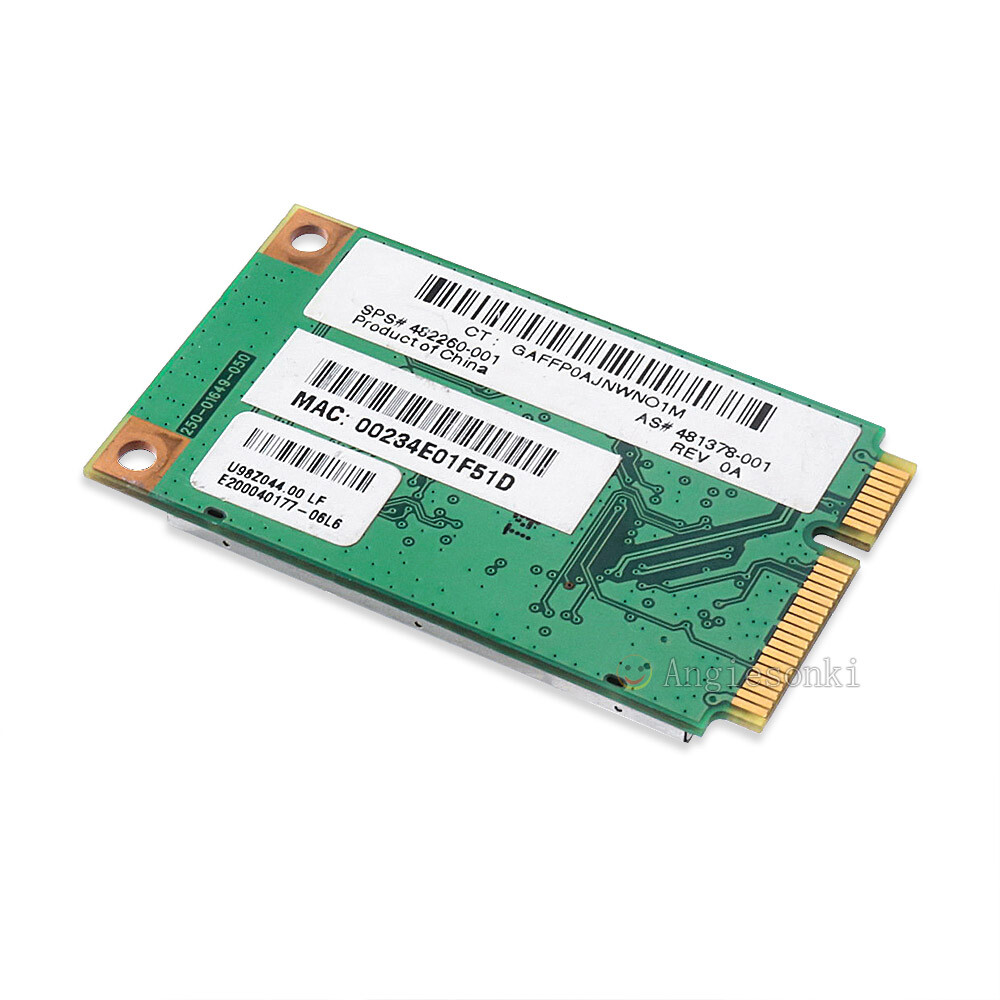 Atheros AR5BXB92 AR9280 Mini Pci-Express Wireless WLAN Card 802.11N for Laptop