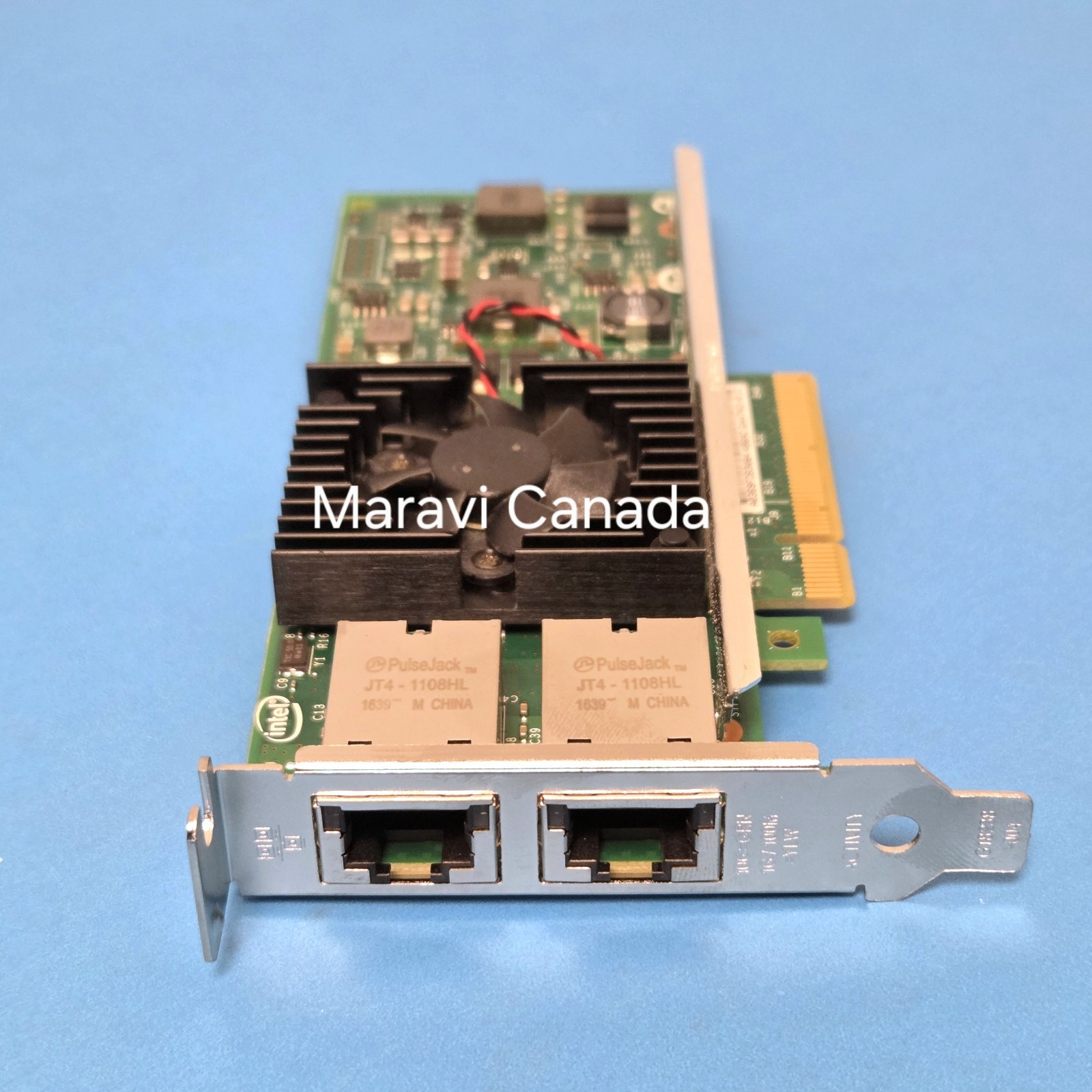 Original Intel X540-T2 dual port 10Gb RJ45 adapter X540T2G1P5 with blue sticker