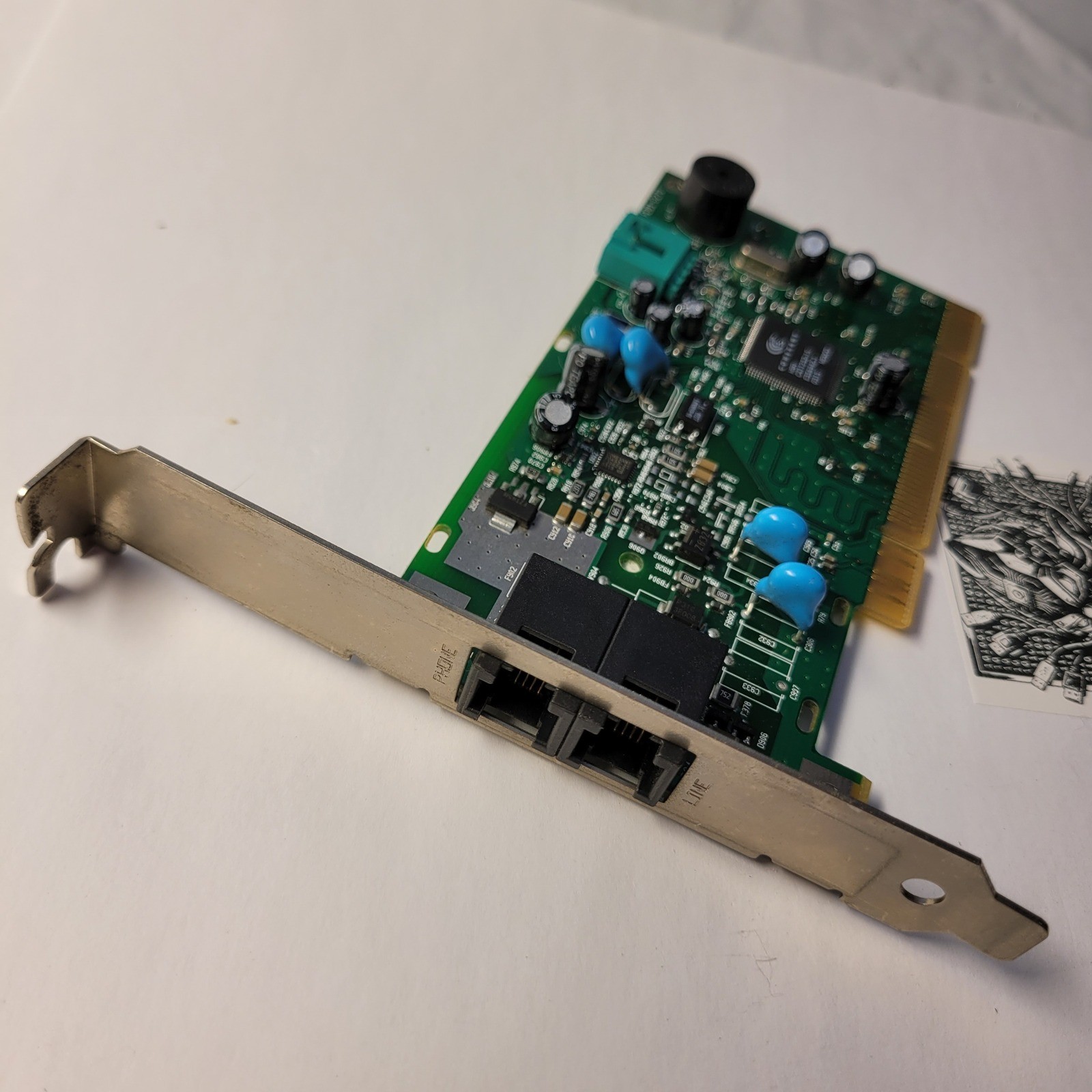 Conexant Fax Modem RD01-D270 08W112 PCI Internal Dial-Up Card Dual RJ-11 Port