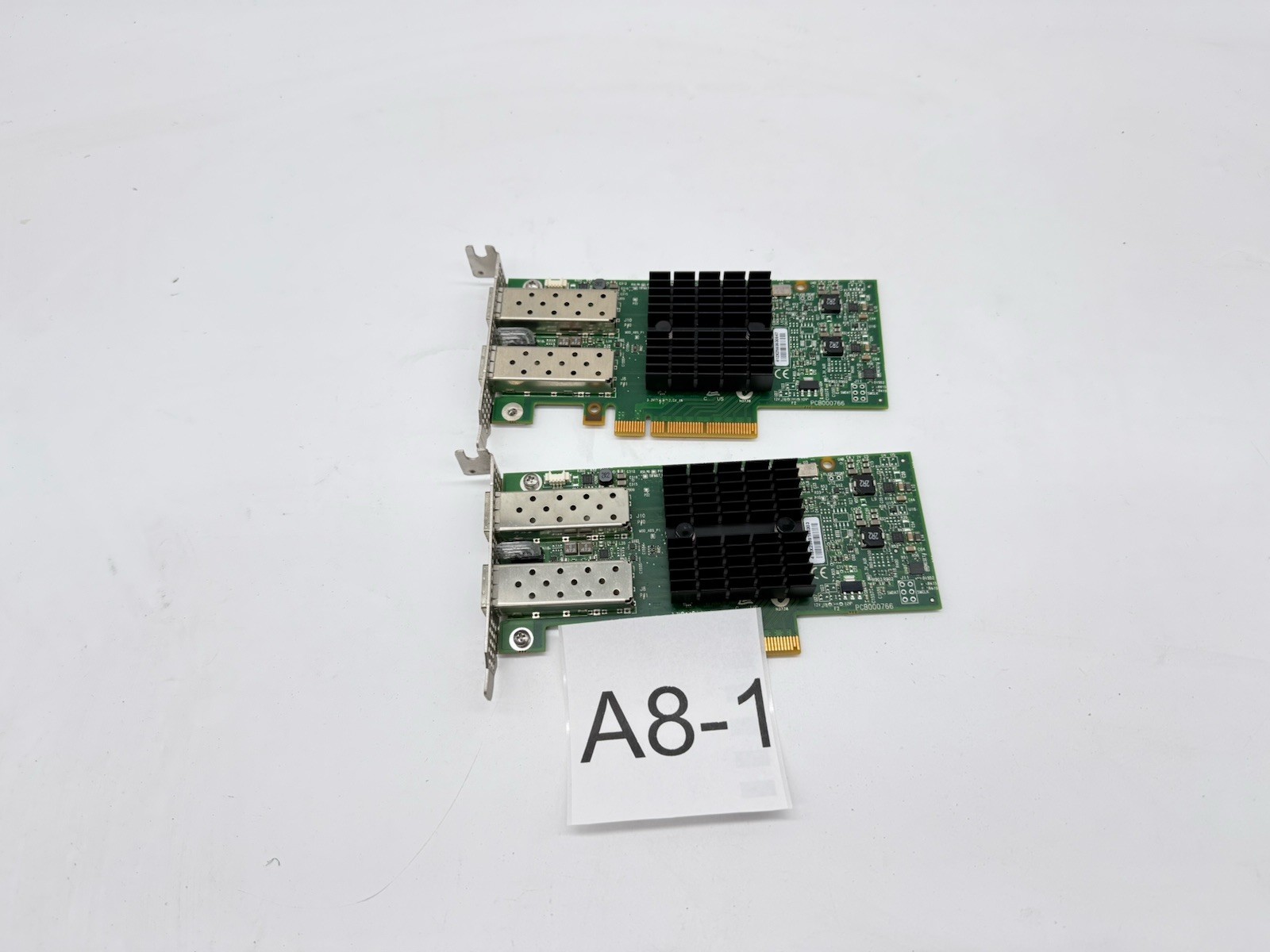 LOT OF 2 Dell Mellanox CX322A Connectx-3 10Gb/s 2-Ports NIC Low Profile Y3KKR