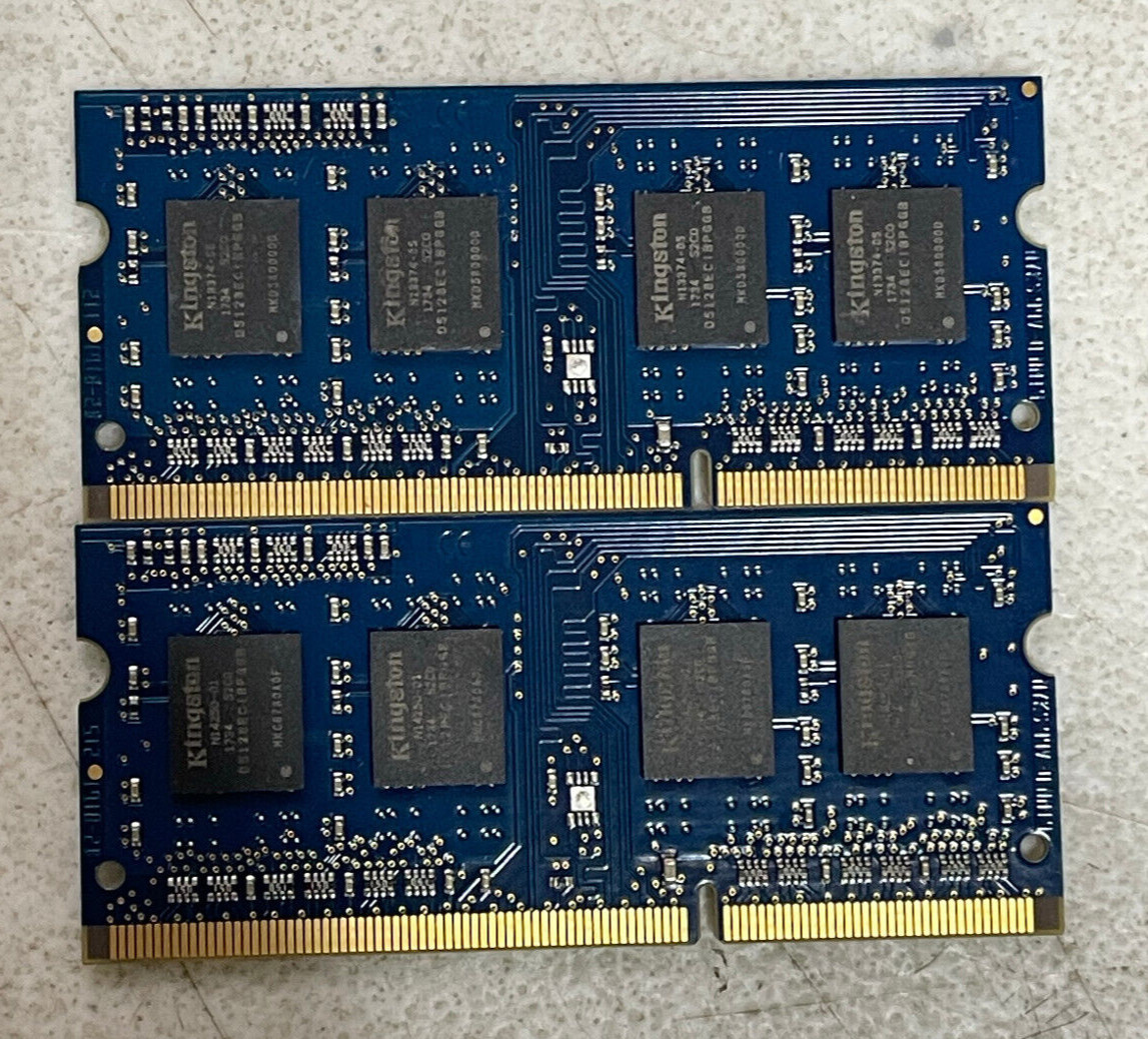 Kingston 4GB 1Rx8 PC3L-12800S | 9995417 | Lot of 2