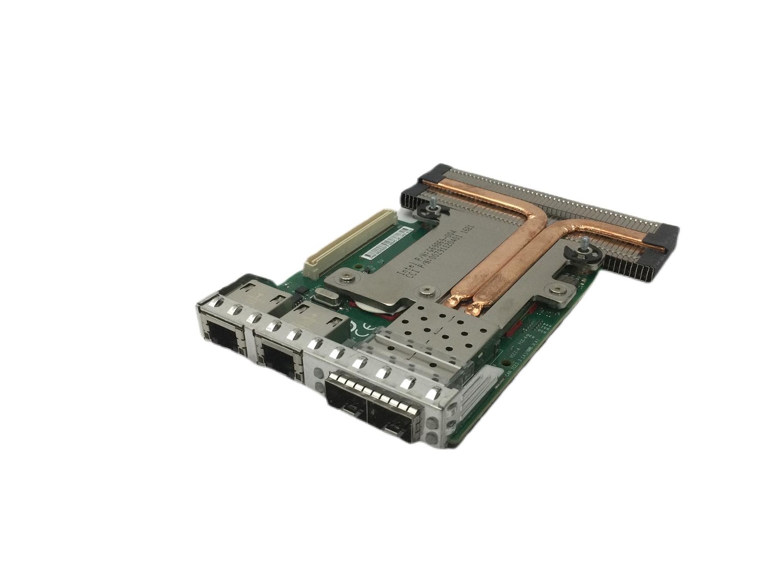 Dell Intel x520 / i350 Quad Port 2x SFP+ 2x RJ45 10GB/1GbE Network Mezz Card