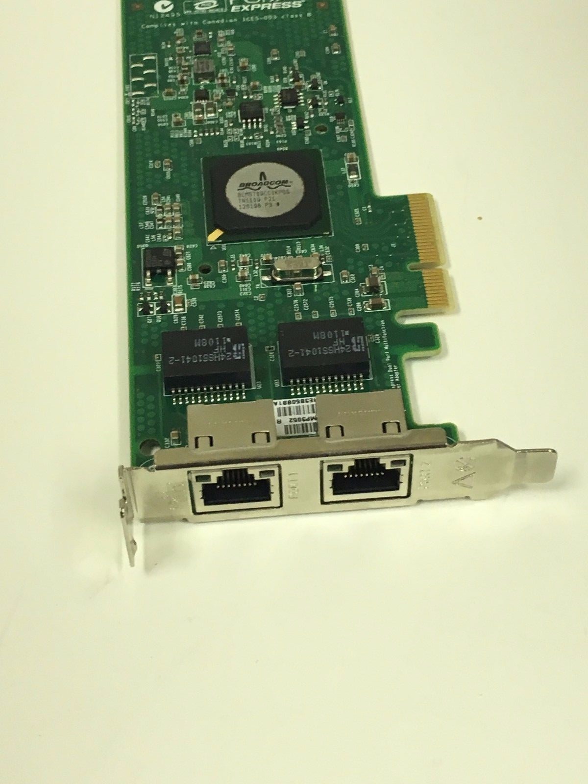 NC382T 458491-001 HP PCI-e Dual Port Gigabit Network Adapter Low Profile