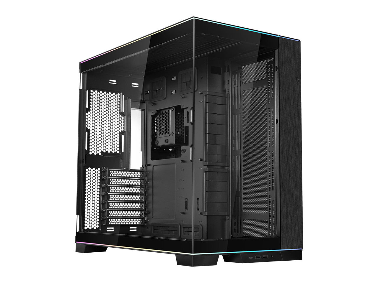 LIAN LI O11 Dynamic EVO RGB Black Aluminum / Steel / Tempered Glass ATX Mid Tow