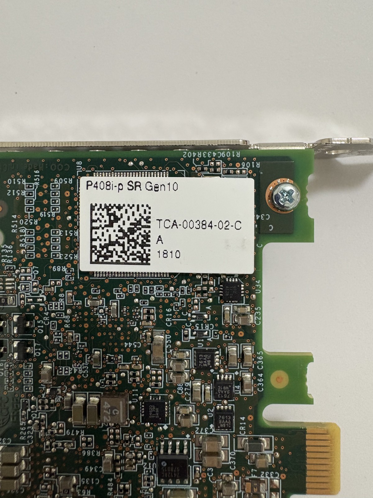 HPE Smart Array P408i-p SR Gen10 12Gb SAS PCIe RAID Controller